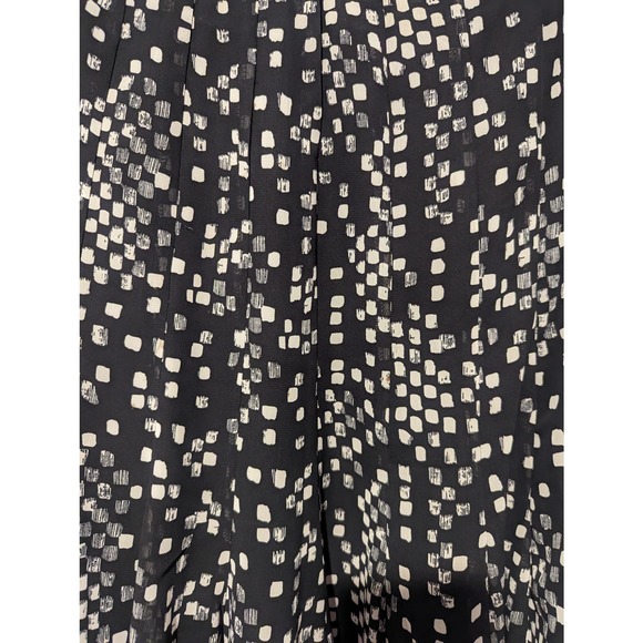 Jones New York Ruffle Midi Skirt Monochrome Black and White - Picture 2 of 5